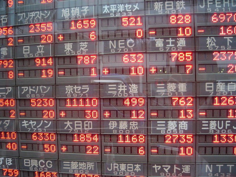 stock market board